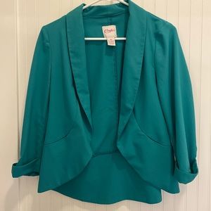CLOSET CLEAR OUT! Teal blazer